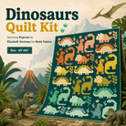 Dinosaurs Quilt Kit featuring Popcorn by Elizabeth Hartman for Moda Fabrics Pajama Party Quilt Kit pre-order display