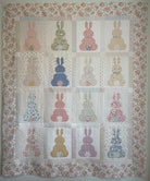 Country Bunnies Quilt Kit with sweet bunny prints and fabrics from Sandy Pennington and Heather Briggs