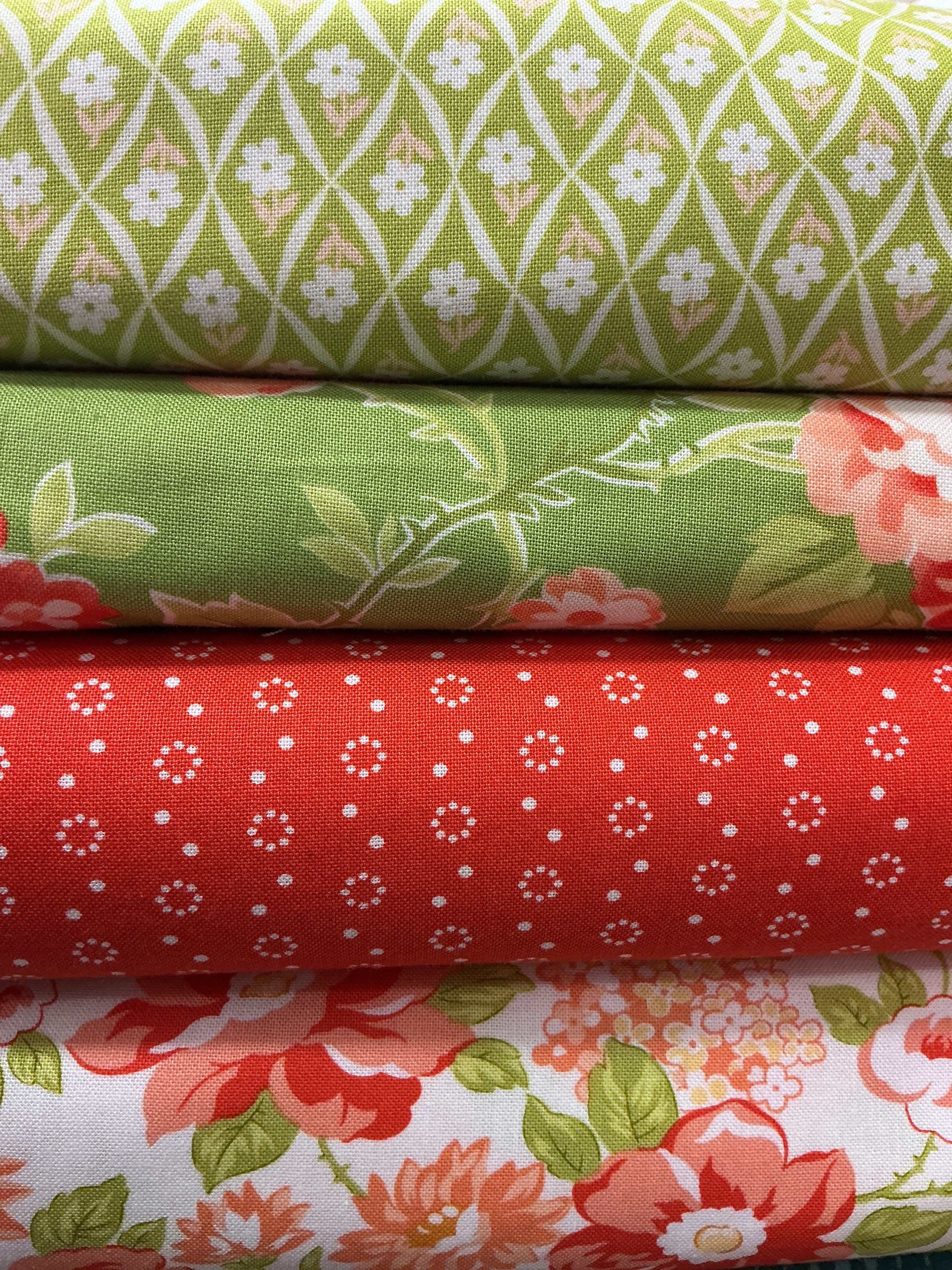 4 Yard Quilt Bundle fabric set curated by Bella Rose Quilts for crafting quilts