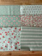 Six quarter yard fabric cuts color bundle from My Sew Quilty Life by Heather Briggs