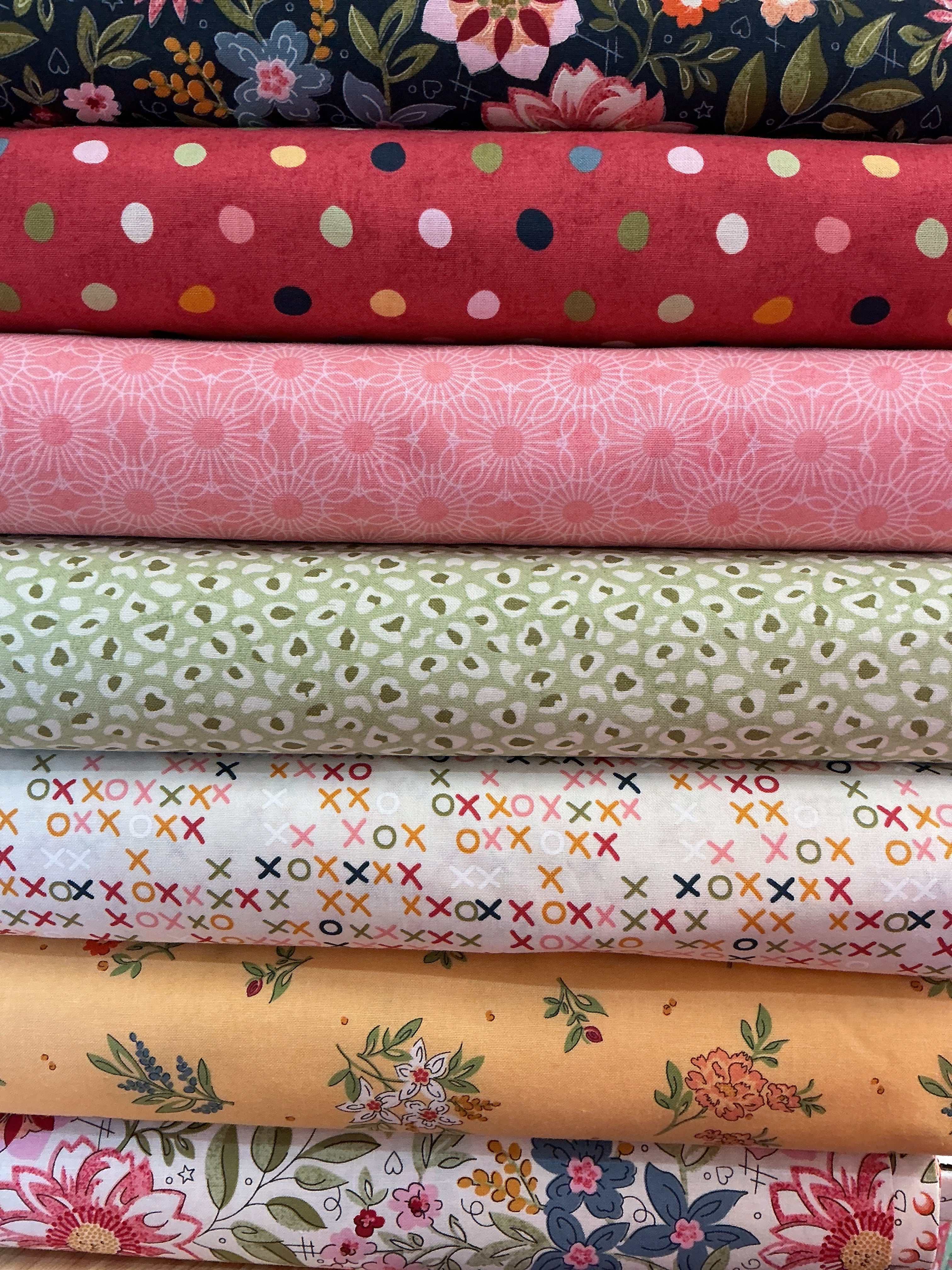 Six-Pack Party Bundle County Courthouses fabric cuts for quilting projects