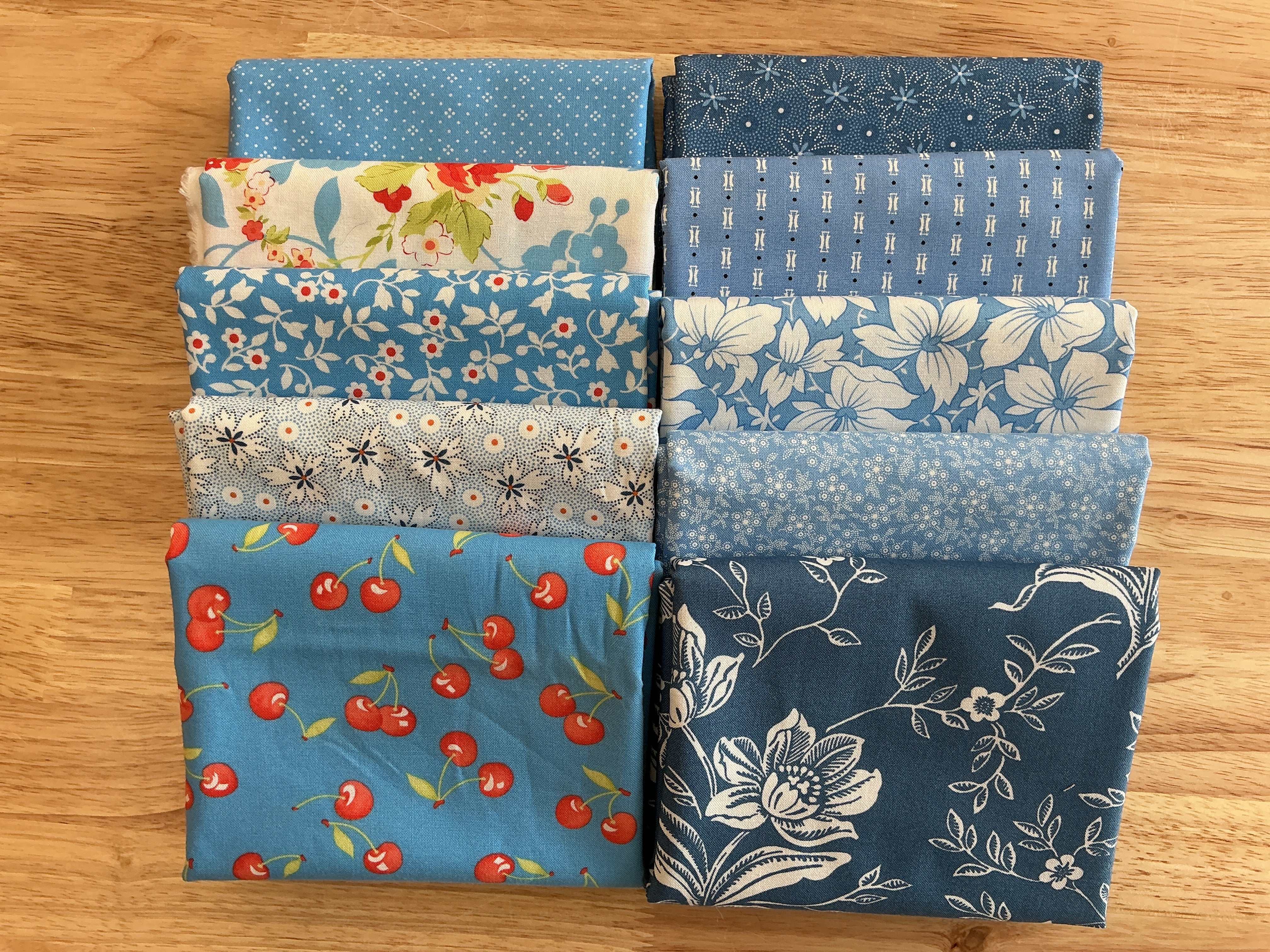 Fig Tree Color Bundles 10 half-yard fabric pieces