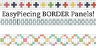 Easy Piecing Border Panel with pre-cut 1 inch finished squares in 5 panels for quilting borders