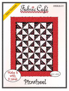 PATTERN Pinwheel quilt pattern by Fabric Cafe with step-by-step assembly instructions