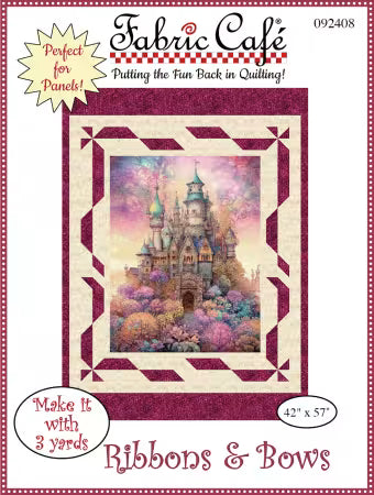 PATTERN Ribbons & Bows quilt pattern by Fabric Cafe with ribbons and bows design