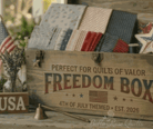 Freedom 4th of July Box 2026 patriotic quilt kit for Independence Day Quilts of Valor