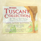 Tuscany 100% wool batting by Hobbs Bonded Fibers for quilts, washable and breathable