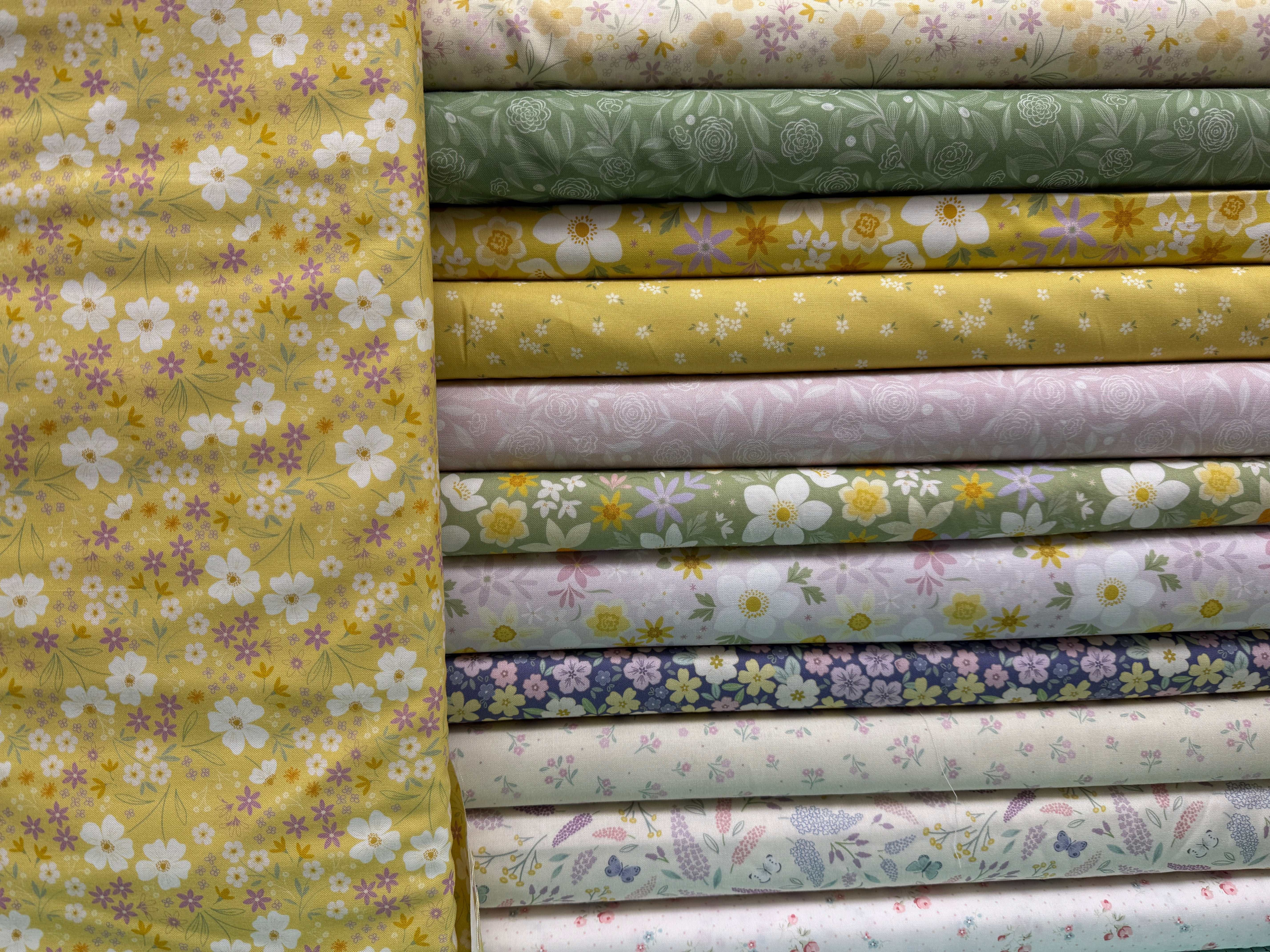 Surf's Up Bundle fabric kit with 10 coordinating fabrics for Hang Ten and Riptide quilts