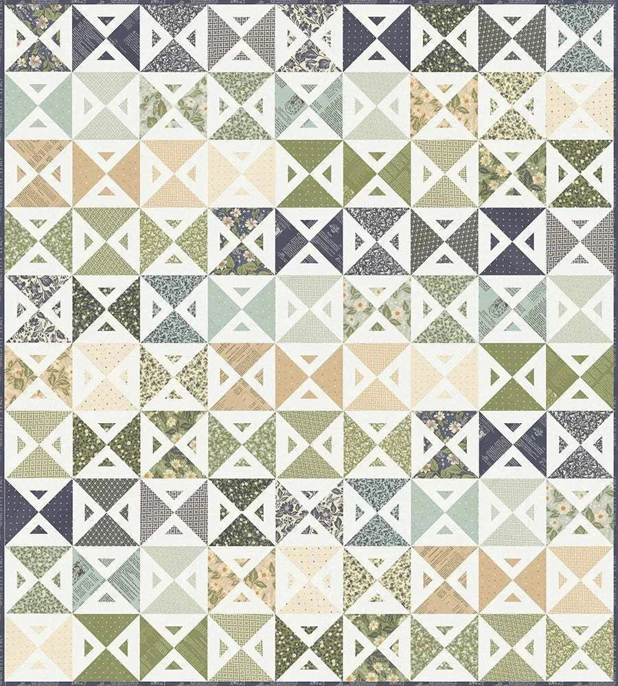 Sugar Cookie Quilt Kit with True Love fabric by Vanessa Goertzen for 63x70 inch quilt top