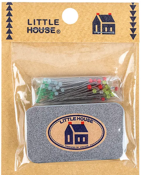 Little House Glass Head Pins with Tin, Little House #441041