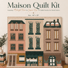 Maison BOM Quilt Kit featuring Midnight Fleur pattern by Jessica Rose for Moda Fabrics, 60x59 inches, pre-order with fabric and pattern included.