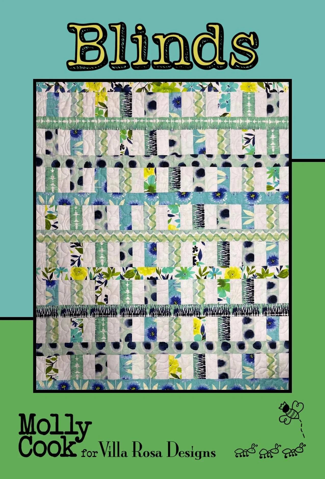 PATTERN Loomed blinds design by Molly Cook for Villa Rosa Designs with woven illusion strips