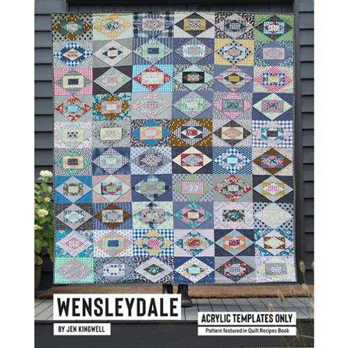 Wensleydale Template quilt block by Jen Kingwell showing precise patchwork design