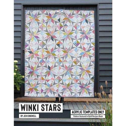 Winki Stars Template acrylic set for Jen Kingwell quilt block design