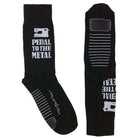 Pedal To The Metal Socks from Moda Fabrics in cotton blend, one size fits most