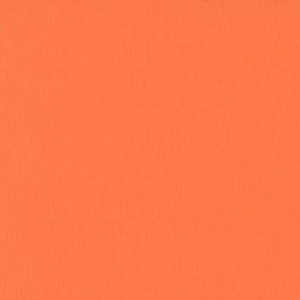 Bella Solids Melon fabric 100% cotton from Moda Fabrics sold by half-yard increments