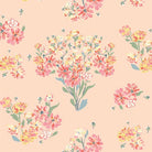 Mademoiselle Blooming Rose fabric by Patty Basemi with soft pastel florals and vintage motifs