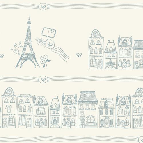 Mademoiselle Belle Paris pastel floral fabric by Patty Basemi for Art Gallery Fabrics