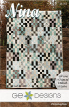 Nina - pattern 167 quilt made with fat quarters using the Stripology ruler, featuring 5 size options from crib to queen