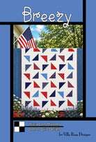 PATTERN Breezy VRDOQ139 quilt by Tricia Lynn Maloney with windblown half square triangles design