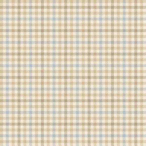 Primo Plaid Flannel soft subtle blue fabric by Marcus Fabrics in half-yard increments