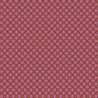 Vintage Cloth fabric with intricate pink and purple floral pattern on brown background by Sew Kind of Wonderful for Free Spirit Fabrics