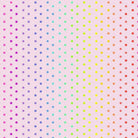 True Colors Hexy Rainbow Shell fabric by Tula Pink with multicolor hexagonal pattern on light background