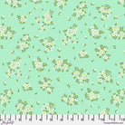 True Colors 2025 spearmint floral fabric by Tula Pink for quilting and crafts