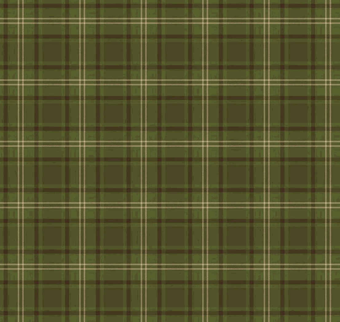 Pine Grove Plaid Green fabric by Riley Blake Designs with green plaid pattern for quilting and home decor