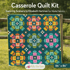 Casserole Quilt Kit 86x86 by Elizabeth Hartman with Scenery fabric pattern and materials