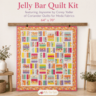 Jelly Bar Quilt Kit featuring Joysome by Corey Yoder with colorful patchwork design