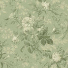 Kathleen's Story monotone floral green fabric by Chris Schulte for Marcus Fabrics with delicate florals and paisley patterns