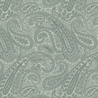 Kathleen's Story paisley blue fabric by Chris Schulte featuring delicate florals and paisley patterns