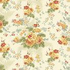 Kathleen's Story Bouquet Cream fabric by Chris Schulte featuring delicate florals and paisley designs
