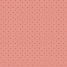 Kathleen's Story Dots Coral fabric by Chris Schulte featuring delicate floral and paisley patterns