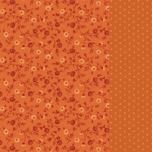 Patrick's Promise Strip-It 5 1/4" Orange fabric by Chris Schulte for Marcus Fabrics, sold in half-yard increments