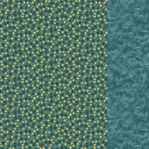 Patrick's Promise Strip-It 5 1/4" teal fabric by Chris Schulte for Marcus Fabrics, sold by half-yard increments