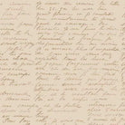 Love Letters fabric with tan paisley and heart motifs by Dawn Heese