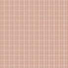 Yardley House Braids Pink cotton fabric with pink floral bouquets, green foliage, and plaid accents on beige background by Marcus Fabrics