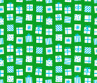 Merry Happy Secret Santa Christmas fabric with festive ornaments and lights by Kimberly Kight for Ruby Star Society