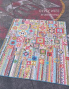 Wanderer's Wife Quilt Pattern by Jen Kingwell with scrappy patchwork blocks