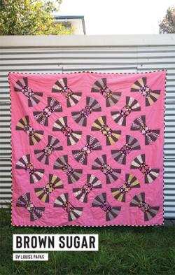 Brown Sugar Quilt Pattern by Jen Kingwell featuring colorful scrappy patchwork design