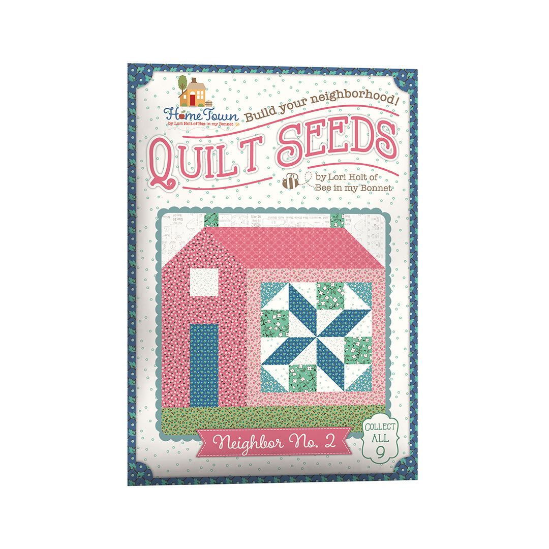 Home Town Quilt Seeds Pattern Neighbor No 2 by Lori Holt 16x16 inch design