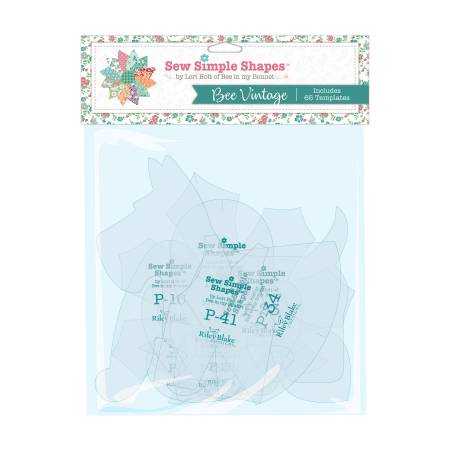 Bee Vintage Sew Simple Shapes templates by Lori Holt for applique designs