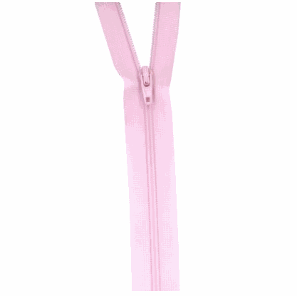 14 inch Beulon Knit Tape Zipper in pink for lightweight fabrics and children's clothing