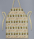 Duet Apron Kit with Basket Full of Blessings floral and bunny fabric by Catherine Bartolli