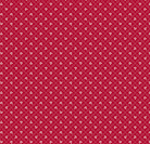 Farmer's Daughter Cherries Jazzberry fabric by Lori Holt with red background and small white floral pattern