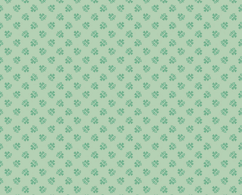 Farmer's Daughter Clover Sage fabric by Lori Holt with small clover pattern on sage green background