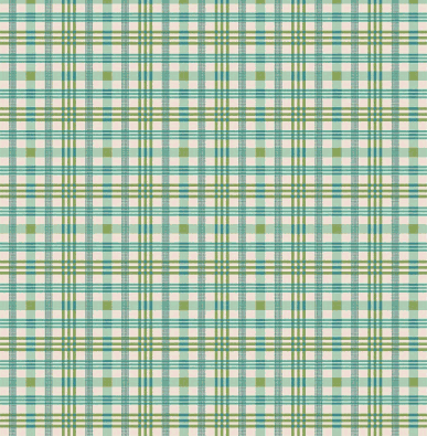 Farmer's Daughter Plaid fabric in sea glass colors by Lori Holt for Riley Blake Designs
