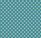 Farmer's Daughter quilting fabric by Lori Holt featuring white raindrop floral pattern on teal background